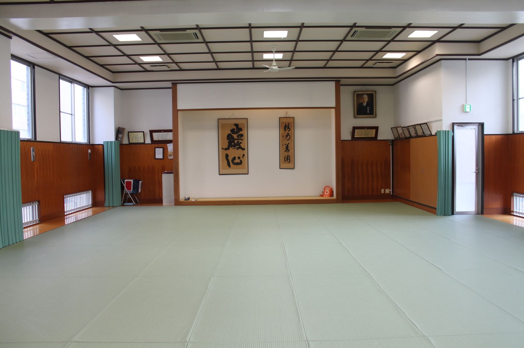 天﨑講武会 稽古風景